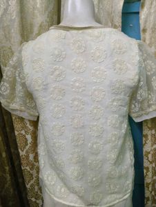 Elegant White Lace Top for Women