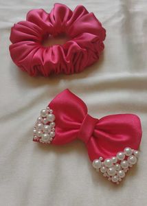 Purple Hair Accessory Set #satinbow