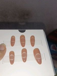 Nude Almond Press On Nails