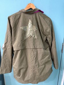 Olive Green Jacket For Women