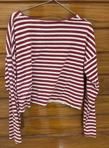Striped Long Sleeve Top