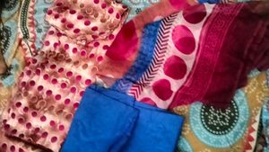Cotton And Georgette Drss Material