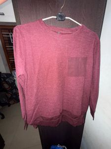 Maroon Long Sleeve Top