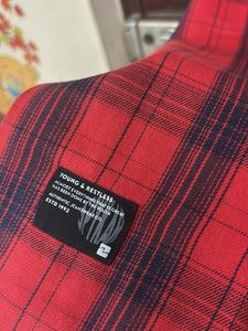 Red Plaid Casual Shirt