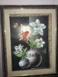 Beautiful 3d Wall Flower Painting