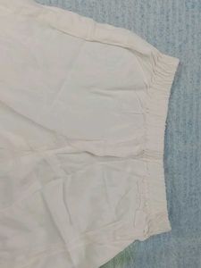 White Embroidered Gharara Pants