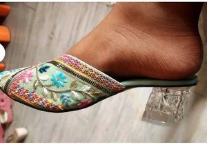 embroidery heels