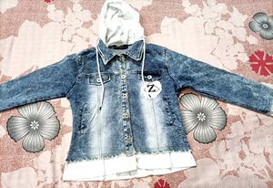 Denim Jacket With Cap