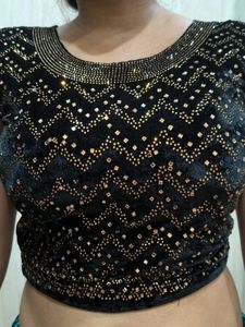 Floral Print Lahenga with Blouse