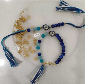 Evil Eye Bracelet Rakhi Pair