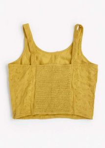 Mustard Crop Top