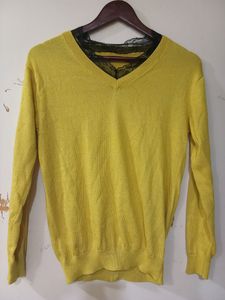 V Collar Sweater