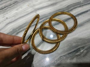Gold Bangle Set