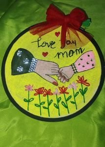 Handmade Embroidery Hoop Mother&#39;s Day Special