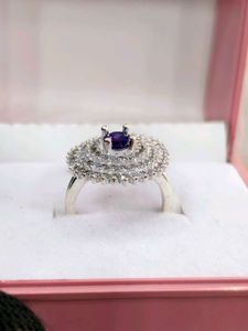 Pure Silver Ladies Ring