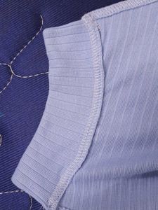 Halter Neck Light Blue Tank Top