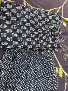 Red &amp; White Printed Top