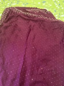 Stone Work Heavy Saree