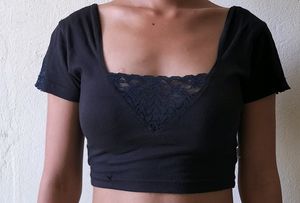 Cute Black 🖤 Square Neck Top