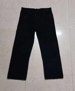 Solid Black Denim