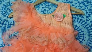 Orange Baby Dress