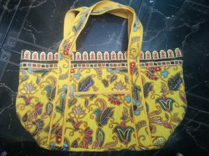Singapore Batik Women Shopping Tote Bag (Medium)