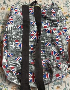 Union Jack Print Backpack