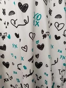 White Graphic Print Tee