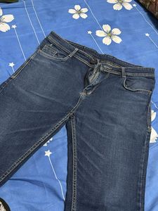 Dark Blue Denim Jeans