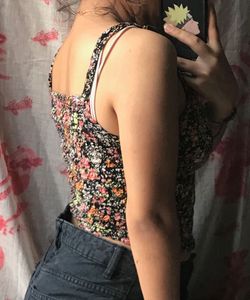Floral Smocked Tank Top