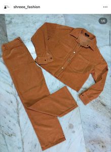 Corduroy Pant Set