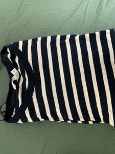 H&M Blue Striped Tee