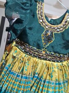 Green Colourd Frock Very Good Fabric
