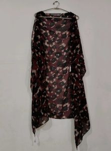 Elegant Floral Print Scarf