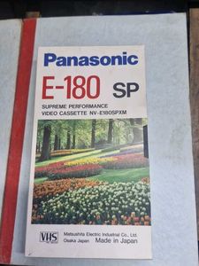 Panasonic E-180 SP VHS Tape