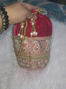Beautiful Work Potli Purse