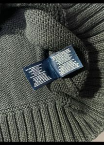 Patterned Half-Zip Sweater