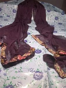 Floral Embroidered Kurta &amp; Dupatta