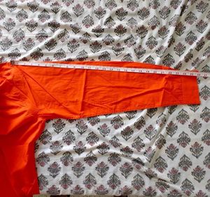 Unisex Orange Casual Shirt