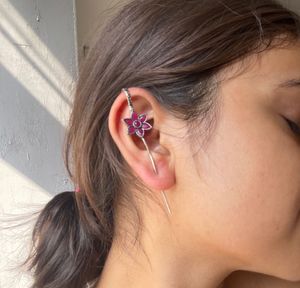 Floral Ear Cuff
