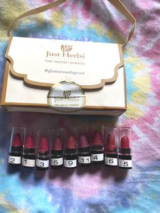 Just Herbs Sample Lipsticks 9 Shades