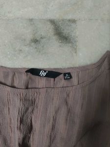 Mauve Peplum Top