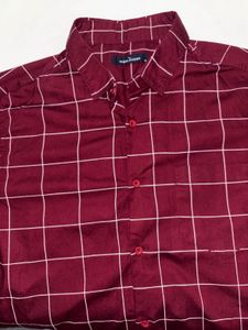 Highlander Maroon Checked Shirt OG