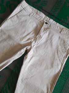 HALF WHITE COTTON PANT FOR MEN