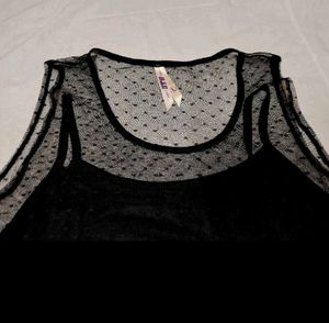 Black Polka Dot Tank Top🖤😍