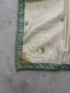 Embroidered  Floral Print Dupatta