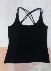 Bershka Very Stylish Black Tank Top
