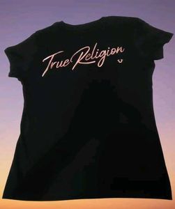 True Religion Black Logo T-Shirt