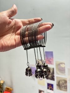 Silver Bangles Combo Of 2