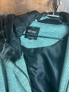 Sea green Colour Coat For Winters